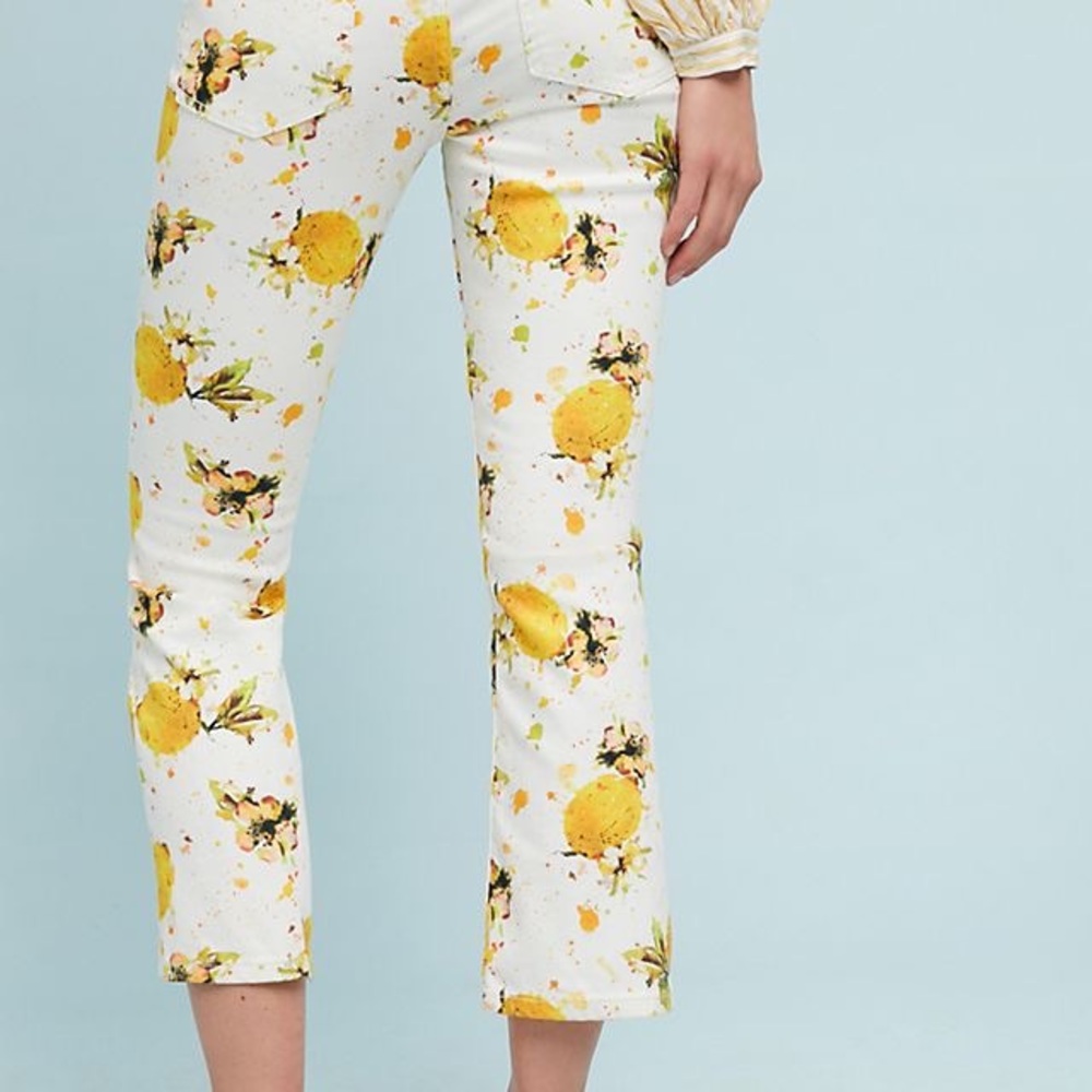 Pilcro and the letterpress Lemon Grove High-Rise Cropped Bootcut Jeans